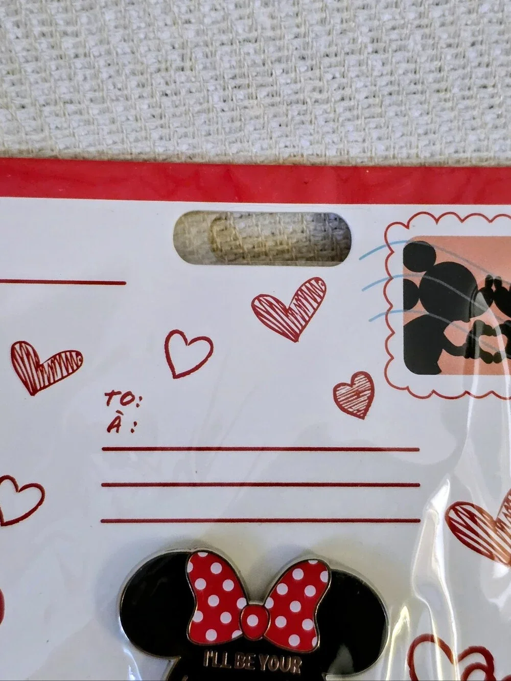 New Disney Store Valentine's Day I'll Be Your Minnie Pin - Minnie Mouse